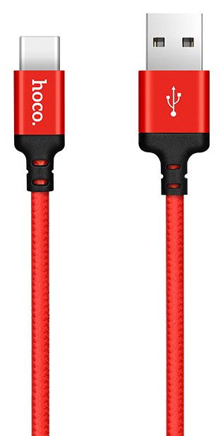 Hoco USB-C Kabel Rood (1 meter)