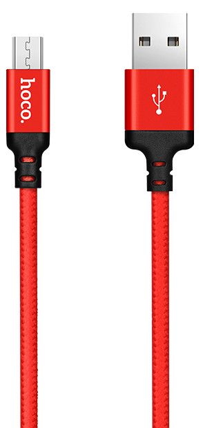 Hoco Micro USB Kabel Rood (1 meter)
