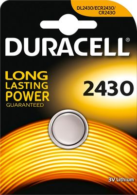 Duracell Lithium Knoopcel CR2430 (1-pack)