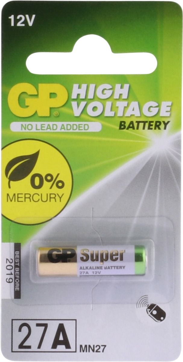 GP Hoogspanning Alkaline 27A (MN27) Rondcel Batterij (1-pack)