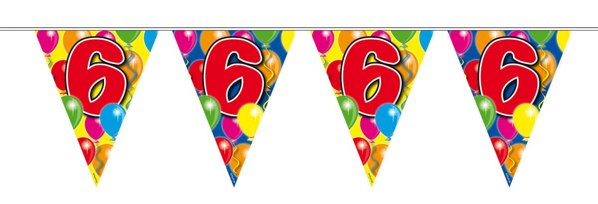 6 Jaar Slinger Balloons - 10 meter