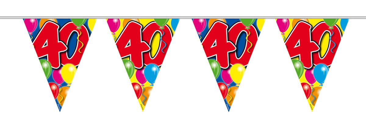 40 Jaar Slinger Balloons - 10 meter