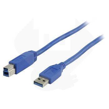 USB 3.0 Printer Kabel A Male - B Male - 2 meter