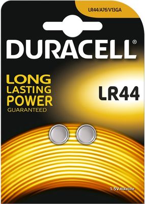 Duracell Alkaline Knoopcel LR44 (2-pack)