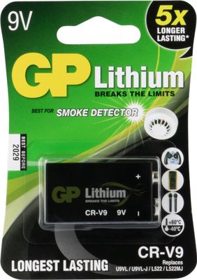 GP Lithium 9V Batterij (1-pack)