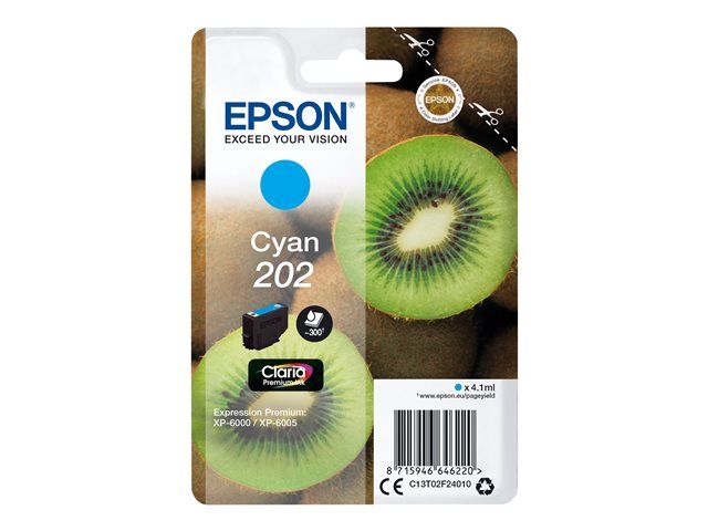 Original Epson 202 Cyan
