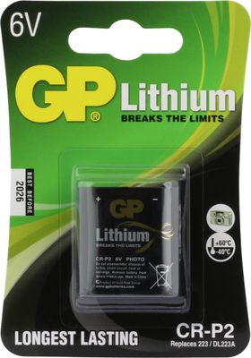 GP Photo Lithium CRP-2 (DL223A) Batterij (1-pack)