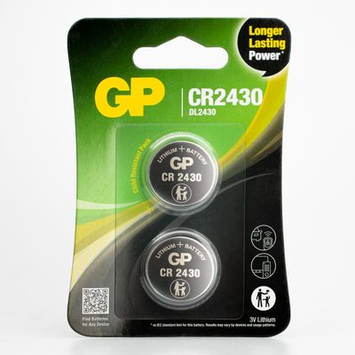 GP Lithium CR2430 Knoopcel Batterijen (2-pack)