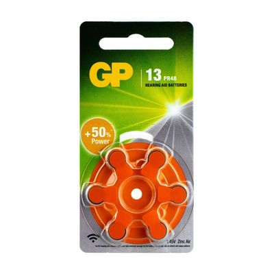 GP ZA13 Hoorapparaat Batterij Type 13 (6-pack)