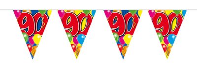 90 Jaar Slinger Balloons - 10 meter