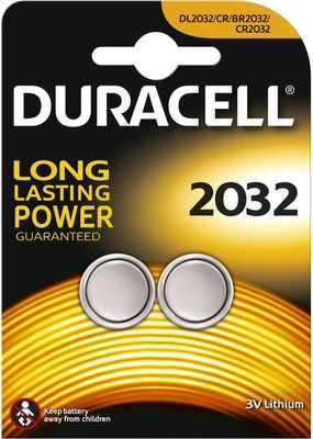 Duracell Lithium Knoopcel CR2032 (2-pack)