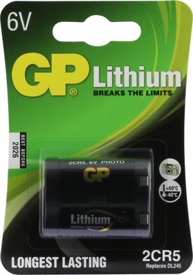 GP Photo Lithium 2CR5 (DL245) Batterij (1-pack)