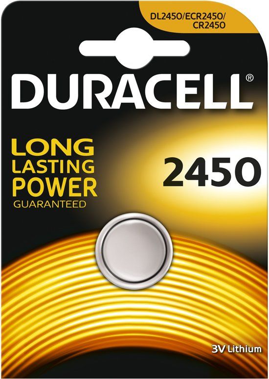 Duracell Lithium Knoopcel CR2450 (1-pack)