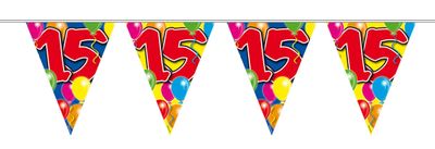 15 Jaar Slinger Balloons - 10 meter