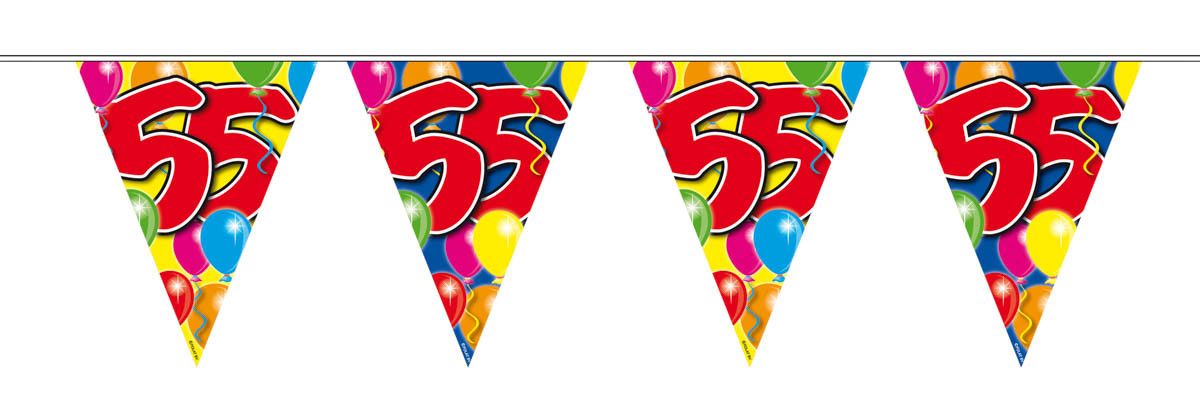 55 Jaar Slinger Balloons - 10 meter