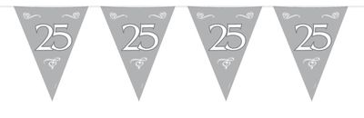 25 Jaar Zilveren Vlaggenlijn - 10 meter