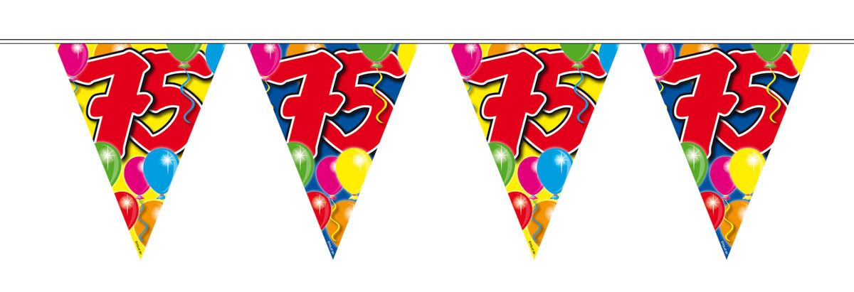 75 Jaar Slinger Balloons - 10 meter