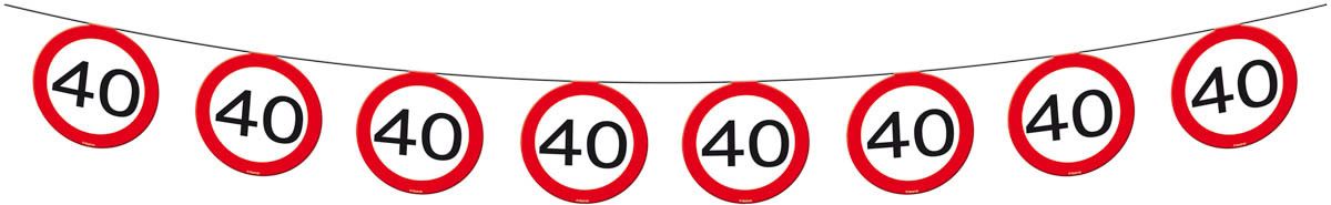 40 Jaar Verkeersbord Slinger - 12 meter