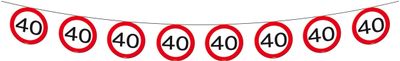 40 Jaar Verkeersbord Slinger - 12 meter