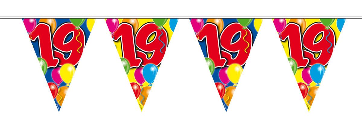 19 Jaar Slinger Balloons - 10 meter