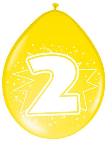 2 Jaar Ballonnnen - 8 stuks