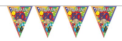 50 Jaar Abraham Knalfeest Vlaggenlijn - 10 meter