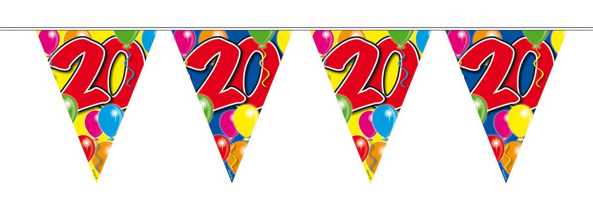 20 Jaar Slinger Balloons - 10 meter