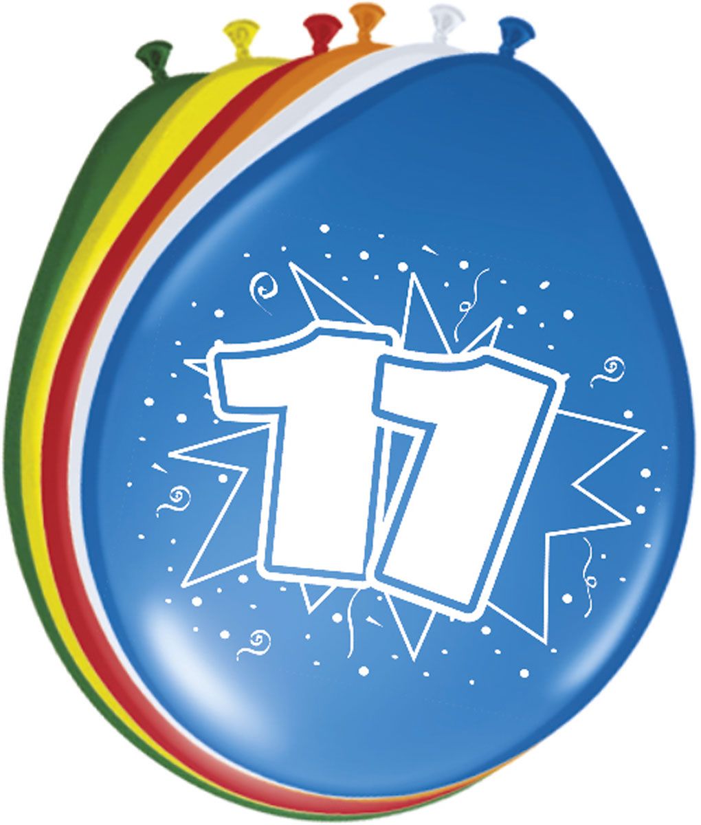11 Jaar Ballonnen - 8 stuks