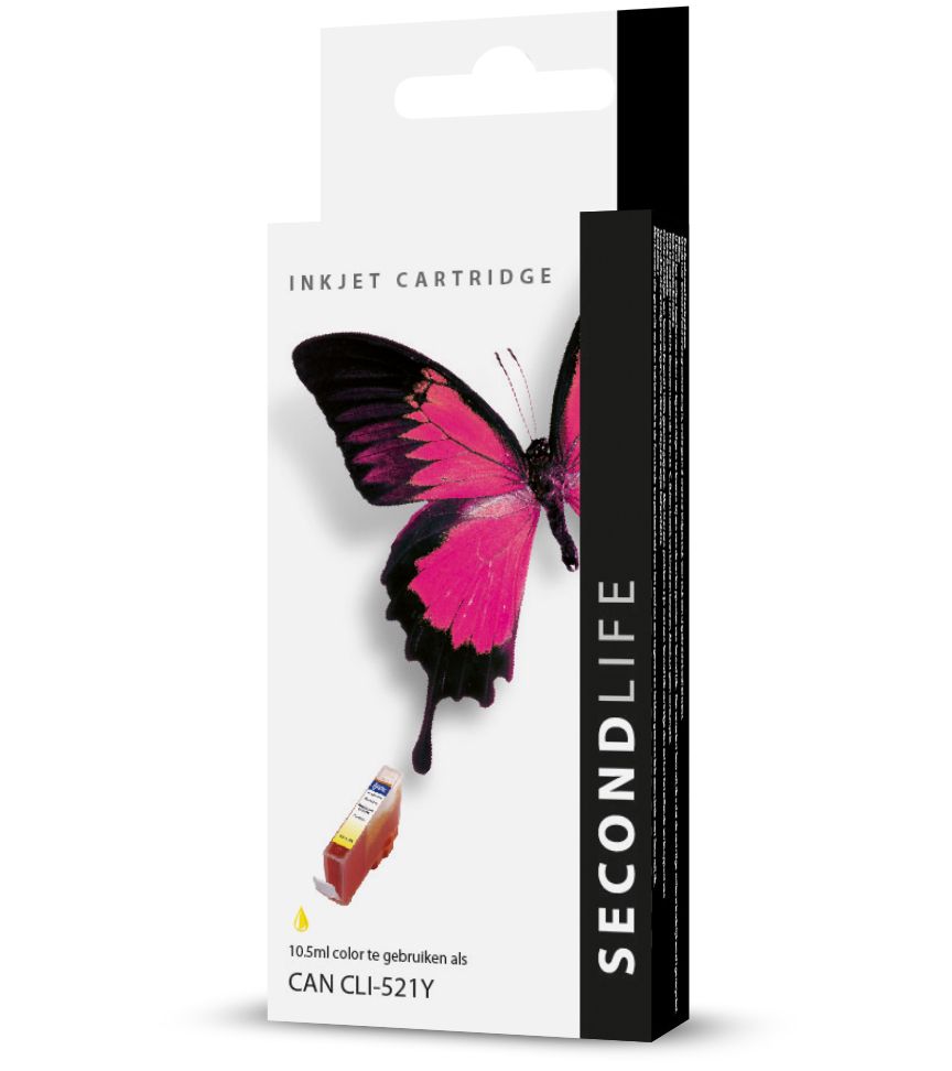 SecondLife - Canon CLI 521 Yellow