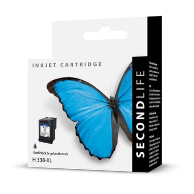 SecondLife - HP 338 XL Black