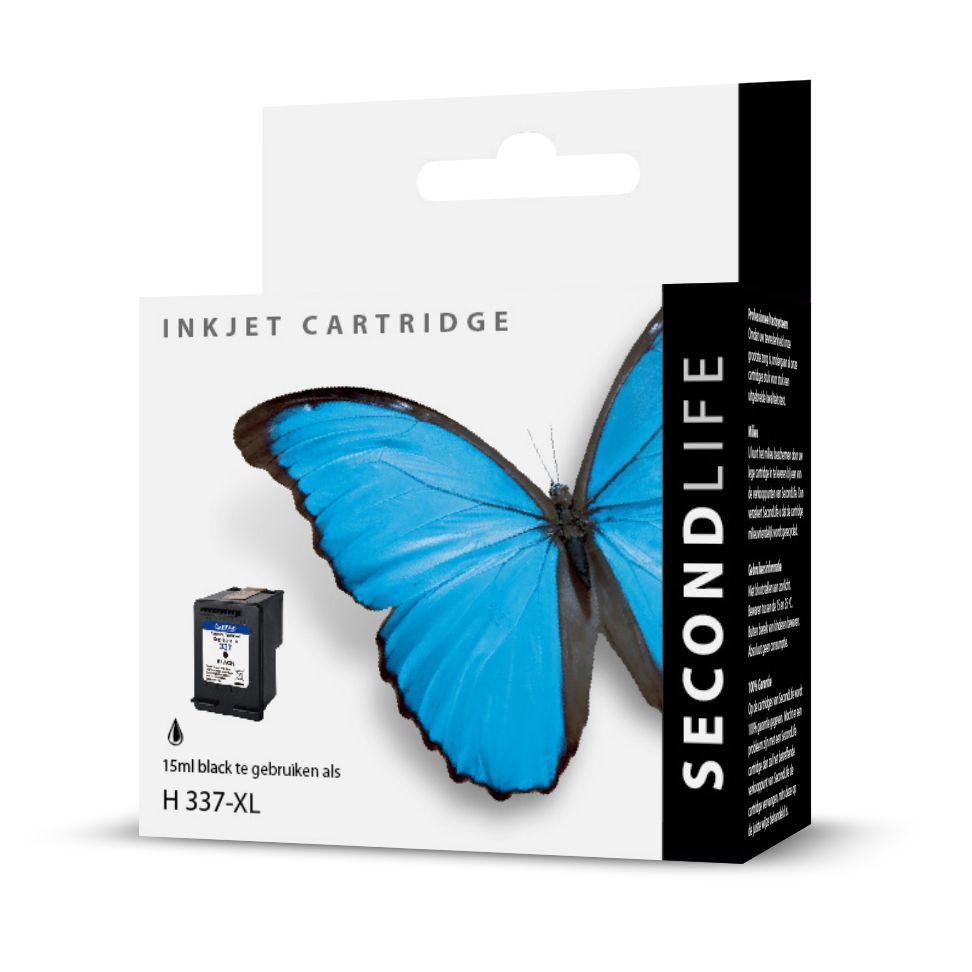 SecondLife - HP 337 XL Black