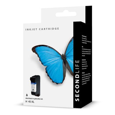 SecondLife - HP 45 XL Black