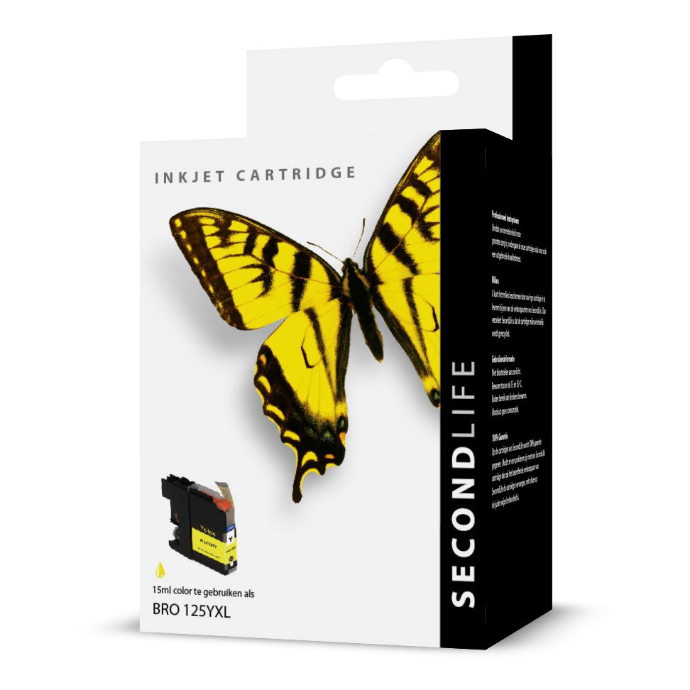 SecondLife - Brother LC 125 Yellow XL