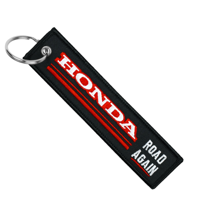 Honda Road Again - Motorcycle Keychain