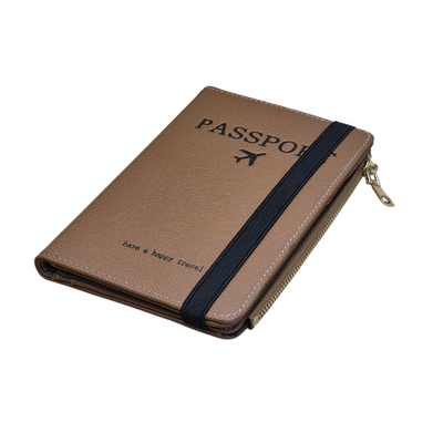 Passport cover, Brown