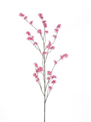 Wild peach blossom branch Blois red 165cm
