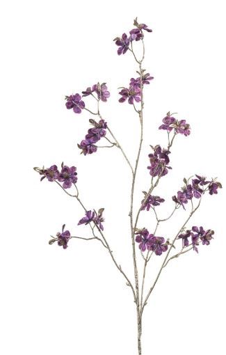 Blossom spray purple 118cm