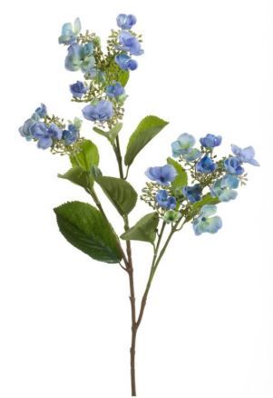 Hydrangea spray 75cm blue