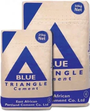 blue triangle cement