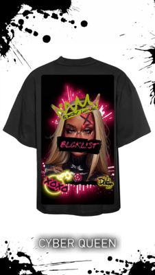 CYBER QUEEN OVERSIZE SHIRT