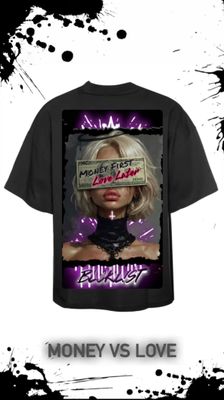 MONEY VS LOVE OVERSIZE SHIRT