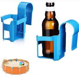 Lot de 2 porte-gobelets de piscine hors sol pour piscine sans déversement - Accessoires robustes