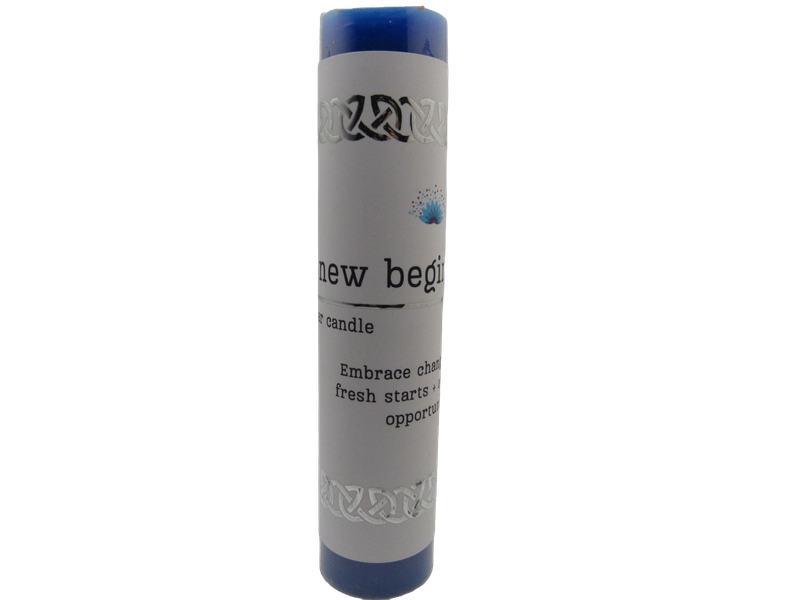 Manifestation Pillar Candle &quot;New Beginnings&quot;
