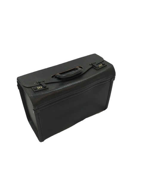 Arztkoffer Leder schwarz