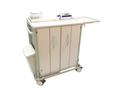 Stationswagen hellgrün/grau breit, bestückt