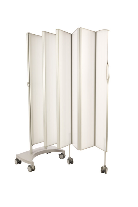 Paravent Ziehharmonika halbtransparent