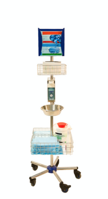 Hygienecenter bestückt