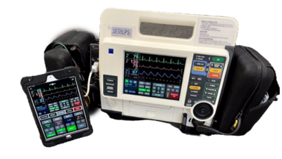 EKG/Defibrillator mobil, steuerbar