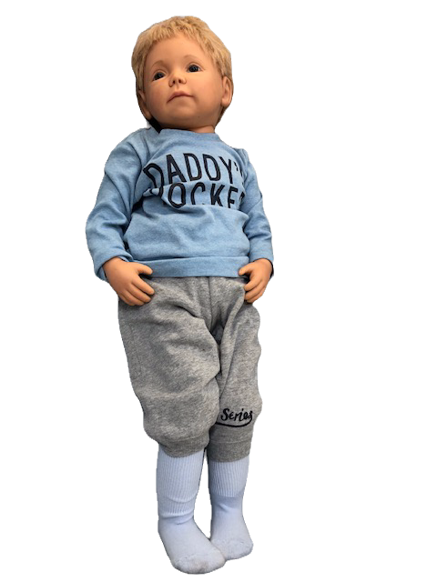 Dummy männlich 80 cm blond