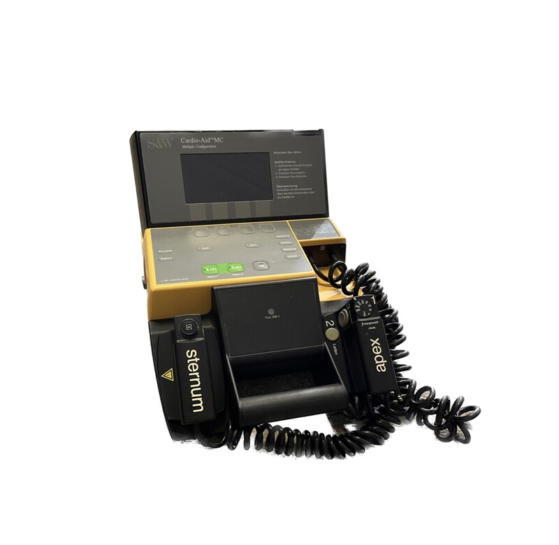 Defibrillator gelb/schwarz